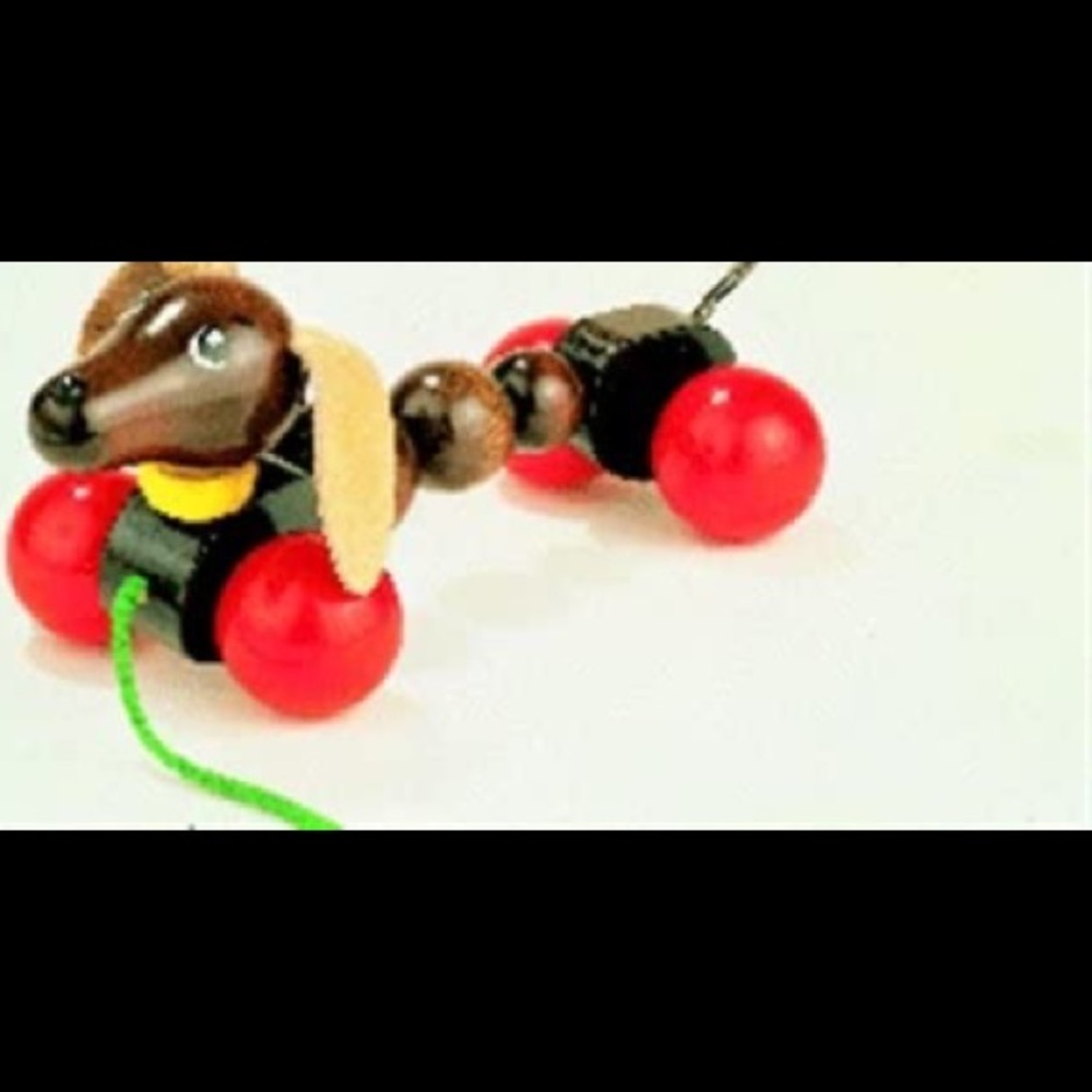 Vintage style Lorenz Spielzeug walking Dog pull toy - Picture 2 of 3